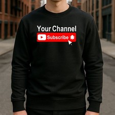 Subscribe Youtube Sweatshirt Printed Subscribe Your Channel Lustige Geschenke Pullover