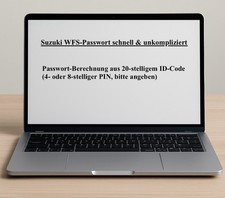 Suzuki Wegfahrsperre PIN Code berechnung