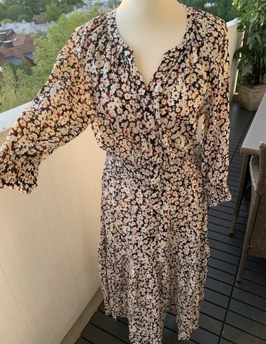 Zara kleid blumen midi - kleid,
