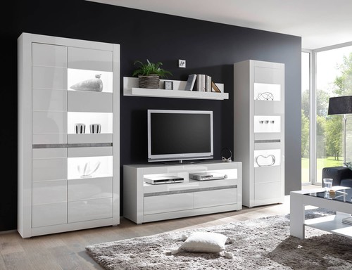 Wohnwand wohnzimmer set 316cm - wohnzimmer,