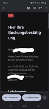 DB ICE Ticket frankfurt nach