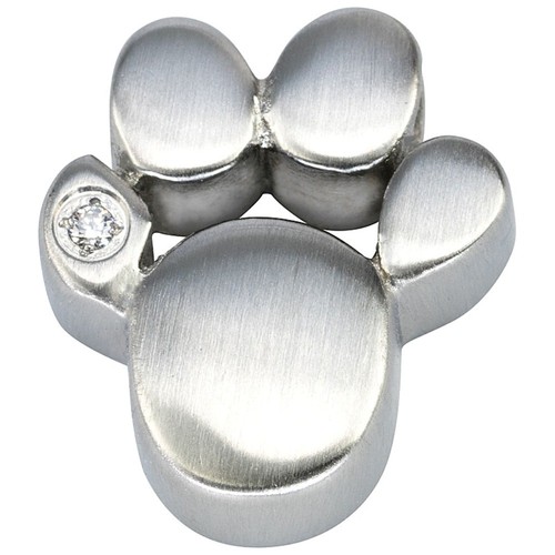 Magnet anhänger pfote silber - magnet,