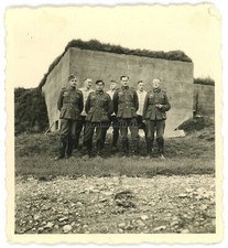 Orig. Foto Soldaten mit Bunker