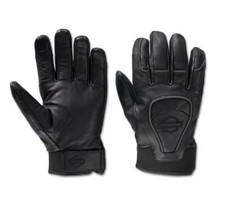 Harley-Davidson Ovation Lederhandschuhe Wasserdicht Touchscreen schwarz S-3XL