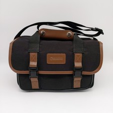Canon Kameratasche Vintage Schutztasche Ledergriff & Schultergurt Guter Zustand✅