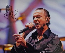 Dave Gahan Depeche Mode signed