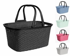 32 Liter Rattan Henkel Wäsche