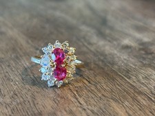 Gold Ring 333  Natürlicher Rubin ( Sehr Rein) Gr.ca. 55/56