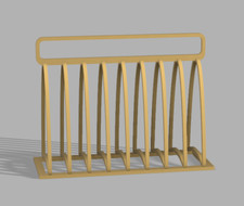 Fahrradständer Spur 0 / 1 / G  passend zu LGB LENZ KISS Märklin KM1 BEMO