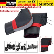 Motorrad Handschuhe Roller Lenkerstulpen Handwärmer Hand Muffs Winter Wärmer DE~