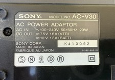 Sony AC Power Adapter AC-V30