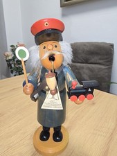 Räuchermännchen Christian Ulbricht Seiffen Erzgebirge Schaffner Kleinbahn