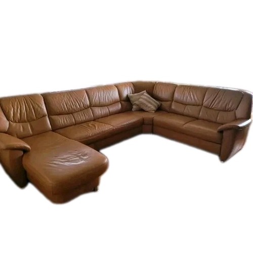 Ledercouch mit schlaffunktion - ,