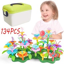 134 PCS Blumengarten Spielzeug