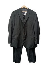 CARL GROSS Herren Anzug Gr. 60/5XL Grau Klassisch Business Wolle