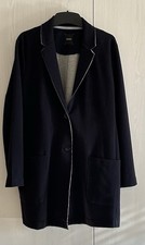 Dunkelblaue Damen-Longjacke