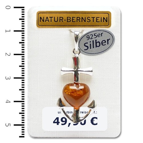 100 naturbernstein anhänger - 100%,