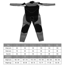 Männer 3mm Neoprenanzug
