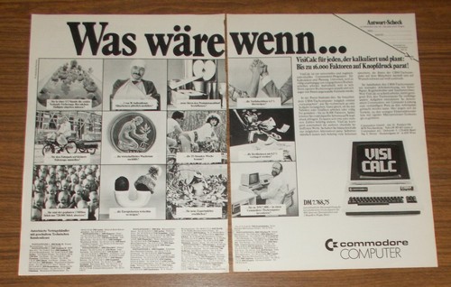 Seltene werbung commodore - werbung,