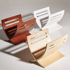 Zeitungsständer Zeitschriftenhalter Zeitungshalter Holz Ablage Klein Homestyle4u