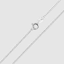 Silberkette Panzerkette 925 Sterling Silber Halskette Damen Herren Collier lang