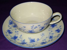 Arzberg 1382 Blaublüte *** ESPRESSO/KINDER-TASSE und UNTERTASSE *** 1930-1947