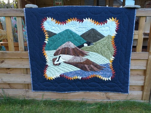 Flying geese patchwork decke - geese,