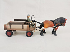 Schleich Kutsche 72003 Sondermodell Collecta Pferd Ledergeschirr aus Sammlung