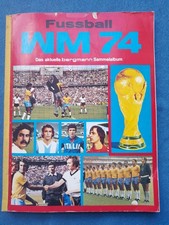 Bergmann Fussball WM 74 komplettes Album mit Siegerbildern +ET + Zahlkarte