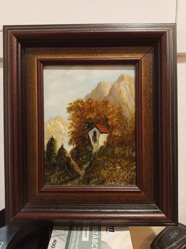 ölgemälde alpenlandschaft - Ölgemälde,