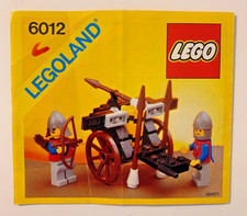 LEGO System 6012 von 1986 -  Bauanleitung   - guter Zustand