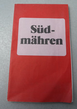Landkarte Südmähren - Kreise Neubistritz Südmähren Znaim Nikolsburg Zlabings