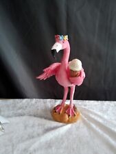 Deko-Figur/Flamingo/Blumenkran