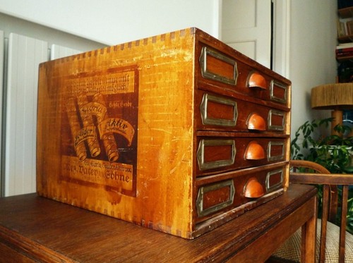 Antik mez verkaufsvitrine - antik,