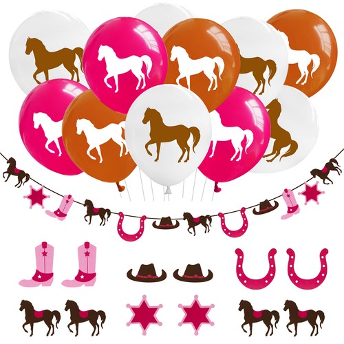 Pferde western deko set - set, für