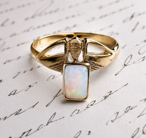 Zarter ring jugendstil 333 - jugendstil,,