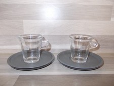 Original Nespresso Espresso Tassen aus Glas 2er Set limitierte Edition