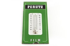 Emailschild Perutz Thermometer