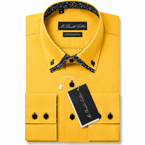 Herren gelbes florales - gelbes,
