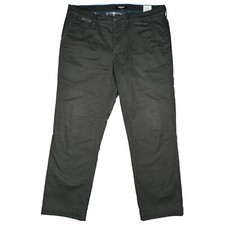 WALBUSCH Herren Stretch Jeans Hose Thermo Chino straight Leg 25 W36 L28 schwarz