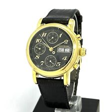 Montblanc Meisterstück Chronograph Stahl / vergoldet Automatik Herrenuhr 7001 