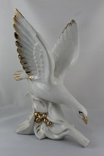 Porzellan Figur Taube Skulptur