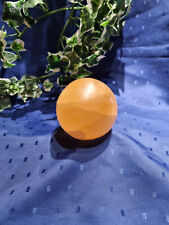 Selenit Edelstein Kugel Orange sehr schön ca. 72mm