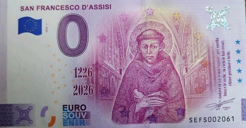 Euro schein san francesco - 0,
