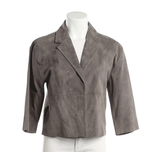 Windsor lederjacke grau - lederjacke,