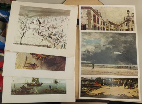 Kunstmappe landschafts - kunstmappe, landschafts-