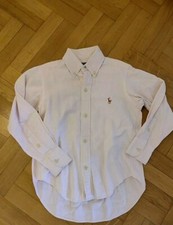 Ralph Lauren Oxford Bluse Rosa Baumwolle Mädchen 128