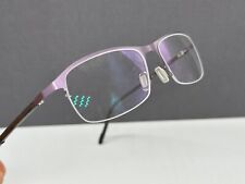 Tinpal Brille Damen lila Oval Eckig Halbrand HR 901 Germany NP:357€