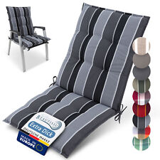 Set Auflage Niedriglehner Sitzauflage Kissen Gartenstuhl Polsterauflage Stuhl UV