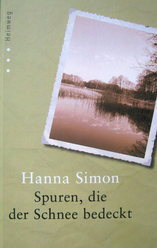 Spuren die der schnee - schnee, bedeckt